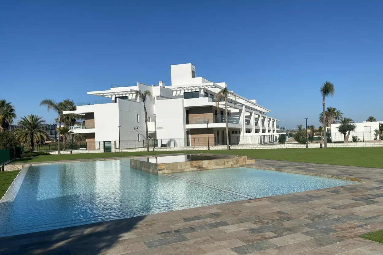 Zwembaden in het resort